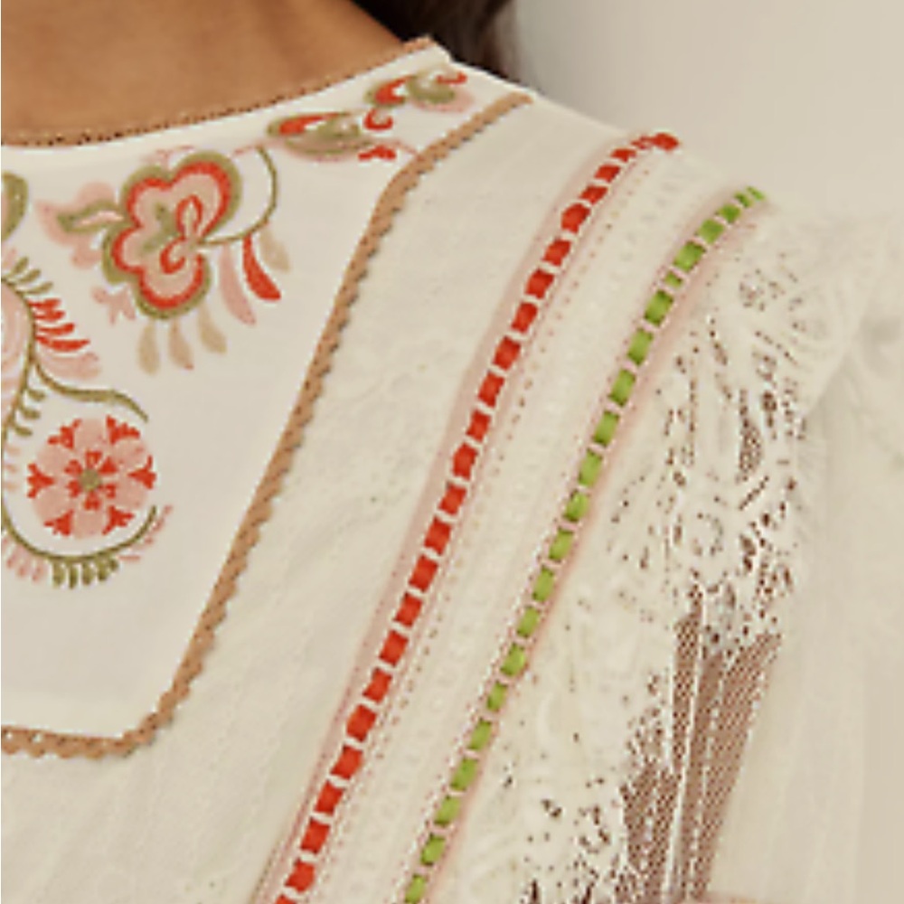 Bl-nk London Embroidered Lace Top - Picture 5 of 8